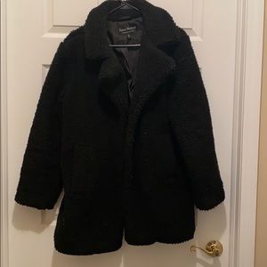 Teddy coat black